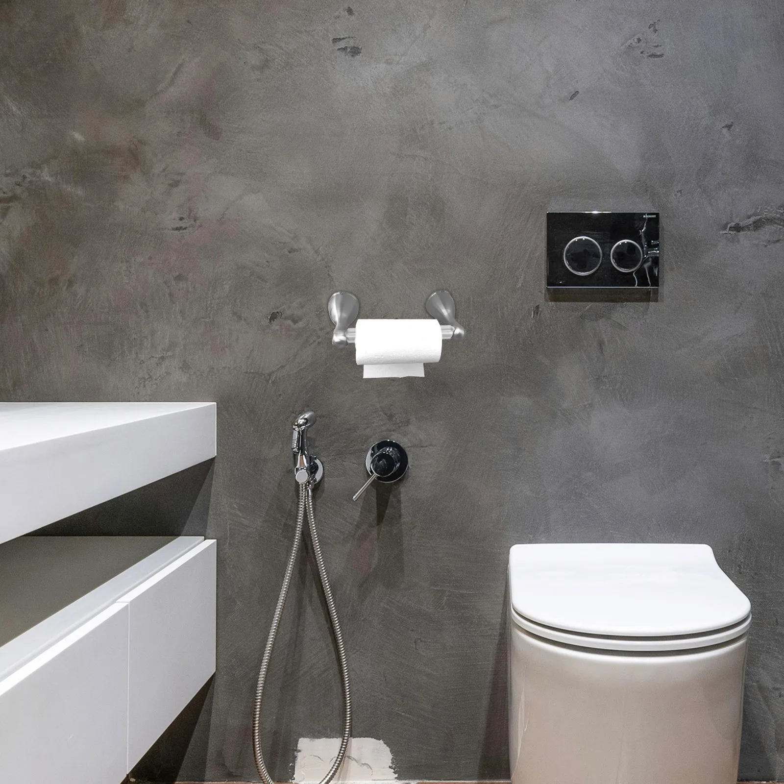 2 шт. держателей для туалетной бумаги из нержавеющей стали с пружинным механизмом, замена для ванной и кухни, без сверления, держатель для салфеток
2 шт. держателей для туалетной бумаги из нержавеющей стали с пружинным механизмом, замена для ванной и кухни, без сверления, держатель для салфеток