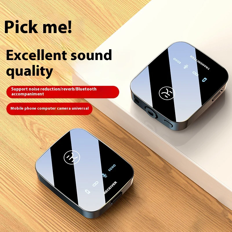 The New 2.4G Wireless Lavalier Microphone Audio Video Recording for YouTube/iPhone/iPad/Android/Xiaomi/Samsung Live Game Mic
The New 2.4G Wireless Lavalier Microphone Audio Video Recording for YouTube/iPhone/iPad/Android/Xiaomi/Samsung Live Game Mic