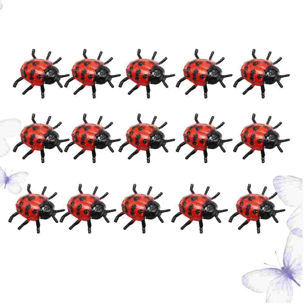 20 PCS Model Child Toy Mini Ladybug for Landscape Ladybugs Robots Red Realistic Playing
20 PCS Model Child Toy Mini Ladybug for Landscape Ladybugs Robots Red Realistic Playing