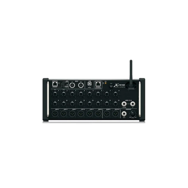 XR18 Tablet-Controlled Digital Mix-er Audio Stage Box/Rackmount Mixing Console Includes rack ears and protection bumpers
XR18 Tablet-Controlled Digital Mix-er Audio Stage Box/Rackmount Mixing Console Includes rack ears and protection bumpers