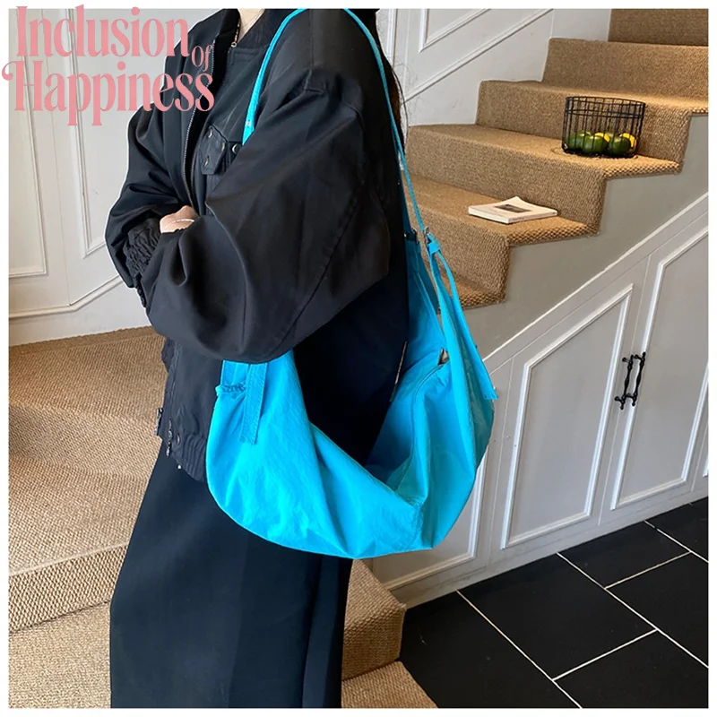 Pretty Blue Canvas Bag Women New Fashion Solid High-capacity Shoulder Bag Handbag Spring Summer Fashion Lightweigh
Pretty Blue Canvas Bag Women New Fashion Solid High-capacity Shoulder Bag Handbag Spring Summer Fashion Lightweigh