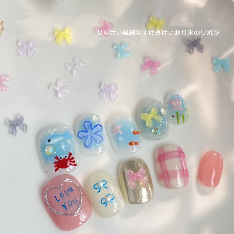 TSZS 50 шт./пакет Корея Kawaii Mix Color Лук для дизайна ногтей Подвески INS Милый красочный бант Лента Подвески для ногтей Украшение ногтей
TSZS 50 шт./пакет Корея Kawaii Mix Color Лук для дизайна ногтей Подвески INS Милый красочный бант Лента Подвески для ногтей Украшение ногтей