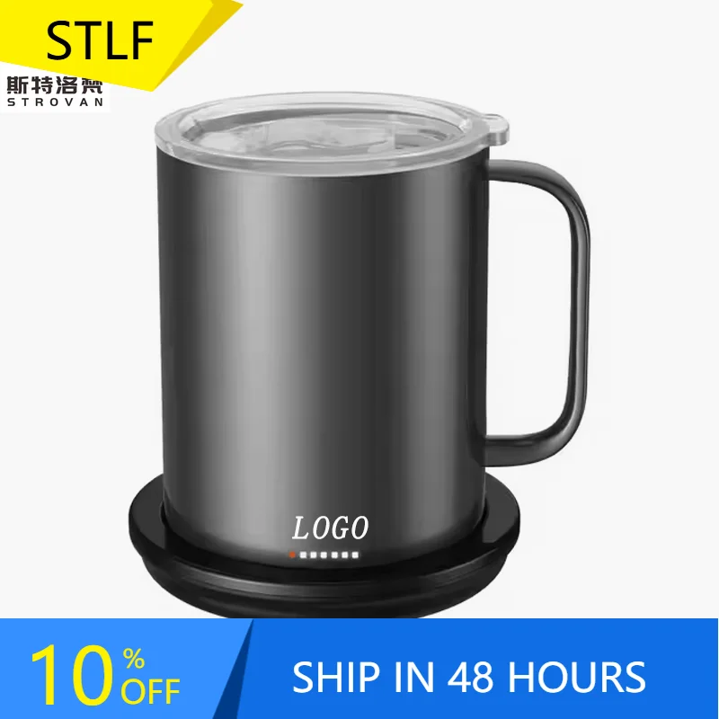 STLF Black - New and Improved Design Temperature Control Smart Mug with Charging Coaster 14oz
STLF Black - New and Improved Design Temperature Control Smart Mug with Charging Coaster 14oz