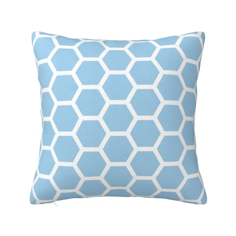 Custom LightBlue Honeycomb Pattern Cushion Cover Hexagons Geometric Velvet Nordic Pillows for Car Sofa
Custom LightBlue Honeycomb Pattern Cushion Cover Hexagons Geometric Velvet Nordic Pillows for Car Sofa
