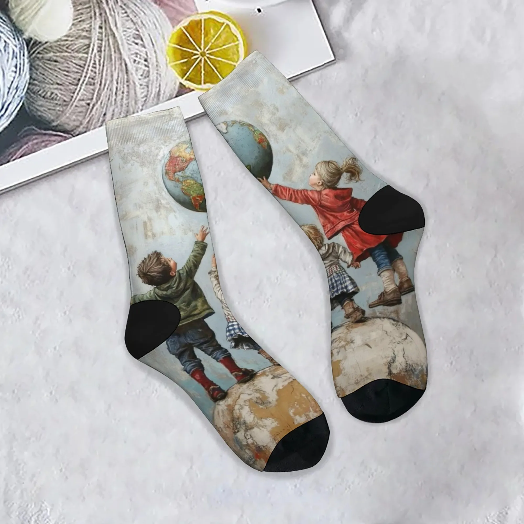 Детские художественные носки с изображением земляных исследований, новинка, забавные мужские носки, удобные нескользящие модные повседневные спортивные носки в стиле ретро
Детские художественные носки с изображением земляных исследований, новинка, забавные мужские носки, удобные нескользящие модные повседневные спортивные носки в стиле ретро