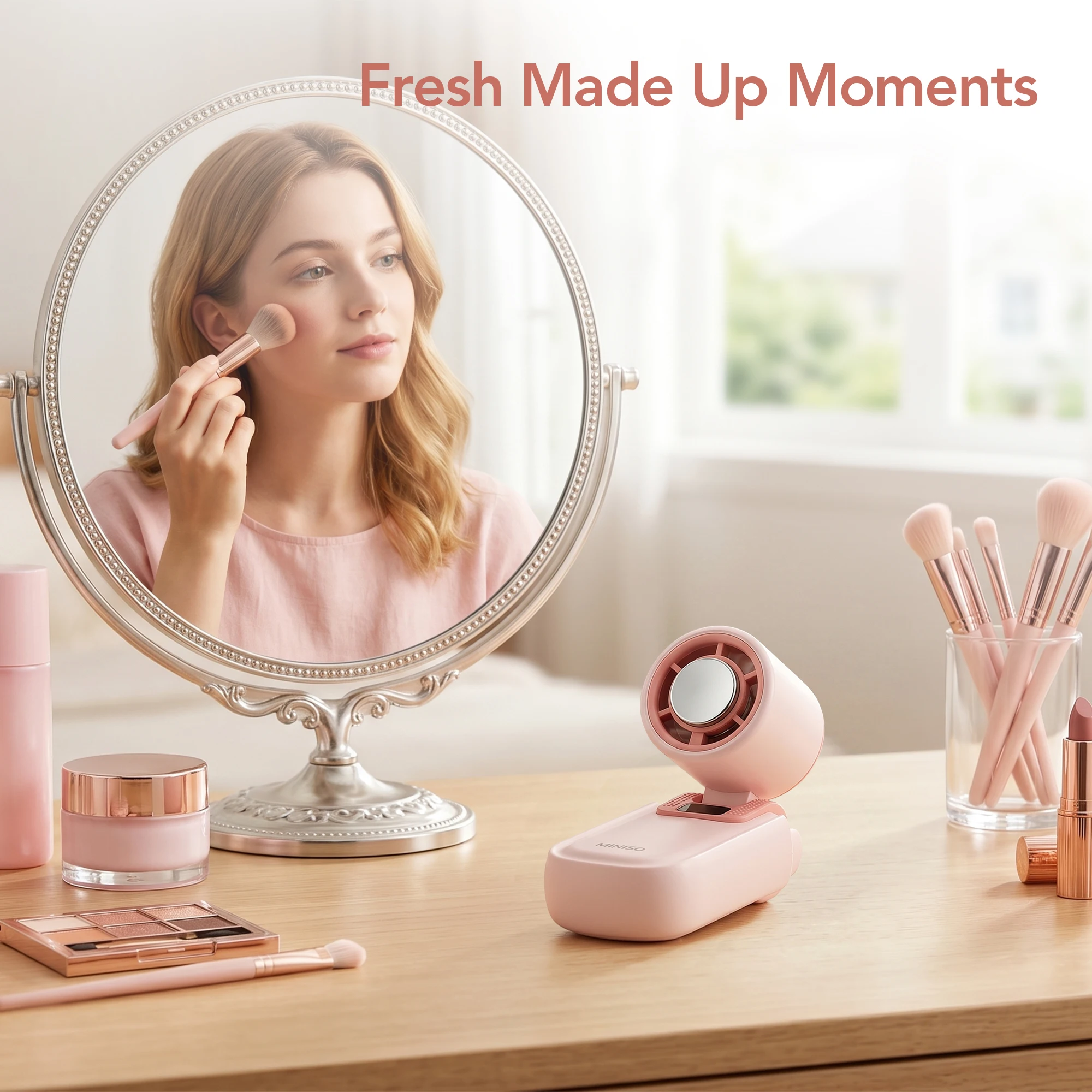 MINISO Silent Foldable Ice Cooling Mini Fan 17000RPM Brushless Motor 2400mAh Smart Display Quiet for Office Bedroom
MINISO Silent Foldable Ice Cooling Mini Fan 17000RPM Brushless Motor 2400mAh Smart Display Quiet for Office Bedroom
