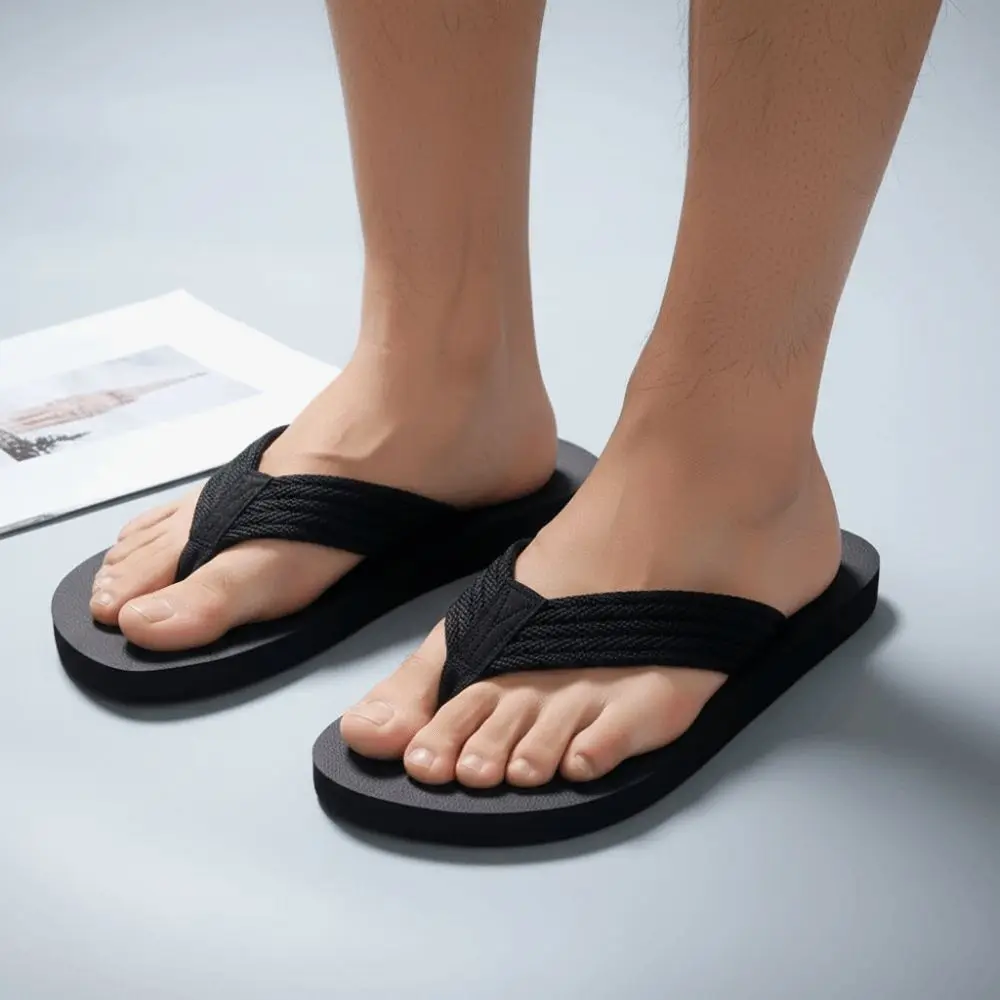 1 Pair Sandal Soft High Elasticity Flip Flops TPR Anti-slip Flat Bottom Slippers Thickened Resilience Beach Flip Flops Pool
1 Pair Sandal Soft High Elasticity Flip Flops TPR Anti-slip Flat Bottom Slippers Thickened Resilience Beach Flip Flops Pool
