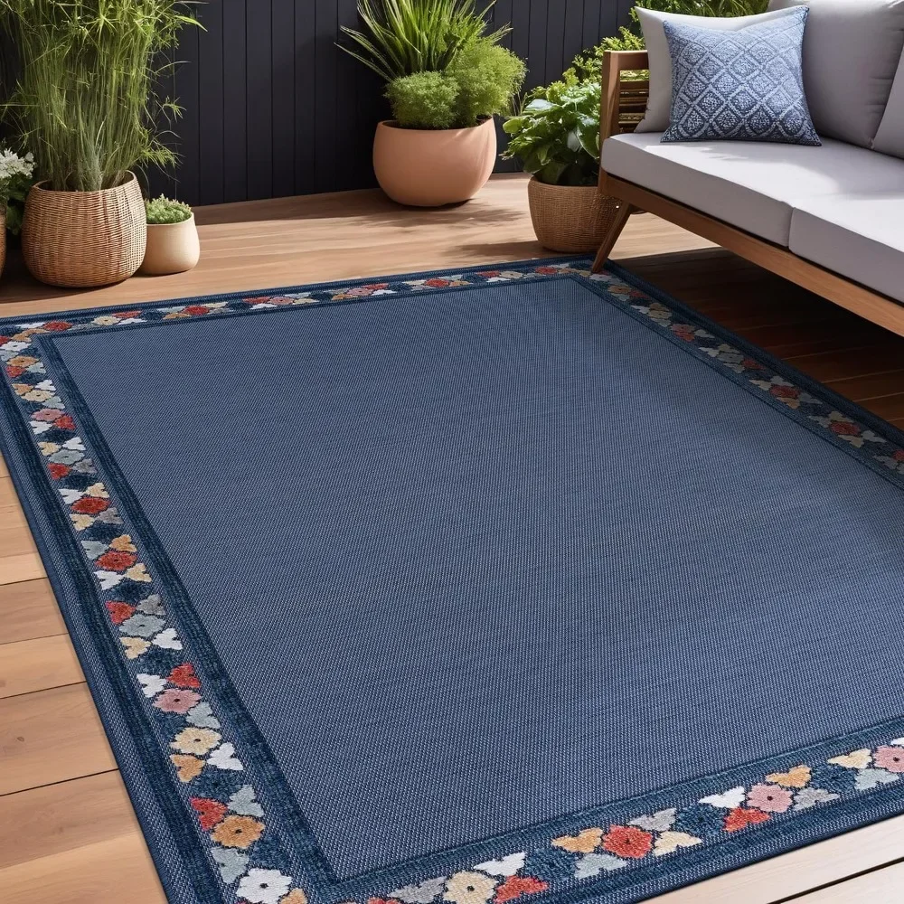 Outdoor Rug Modern Bordered Area Rugs for Indoor and Outdoor Patio Easy to Clean Non Shedding Living Room Porch Garden Washable
Outdoor Rug Modern Bordered Area Rugs for Indoor and Outdoor Patio Easy to Clean Non Shedding Living Room Porch Garden Washable
