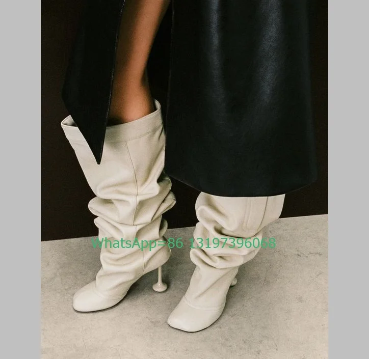 Lady black slouchy over-the-knee boots jeans design white PU causal daily dress boots square toe boots pocket trouser design 42
Lady black slouchy over-the-knee boots jeans design white PU causal daily dress boots square toe boots pocket trouser design 42
