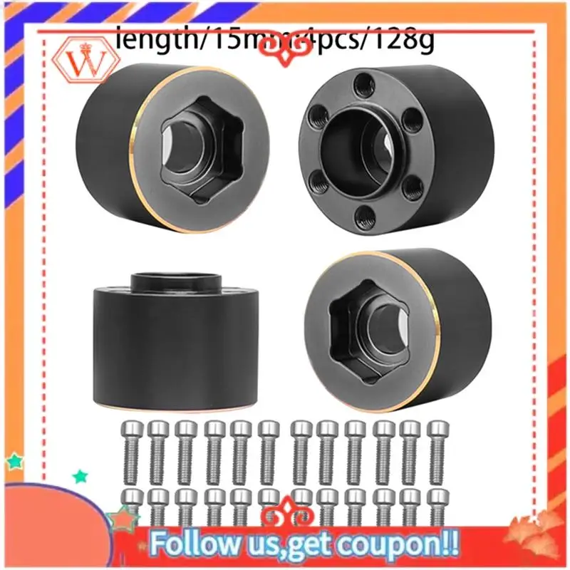 Durable 4Pcs Brass Weights Wheel Hex Hub Widen Adapter For 1/10 RC Crawler 1.9 2.2Inch Wheels Rim Axial SCX10 TRX4
Durable 4Pcs Brass Weights Wheel Hex Hub Widen Adapter For 1/10 RC Crawler 1.9 2.2Inch Wheels Rim Axial SCX10 TRX4