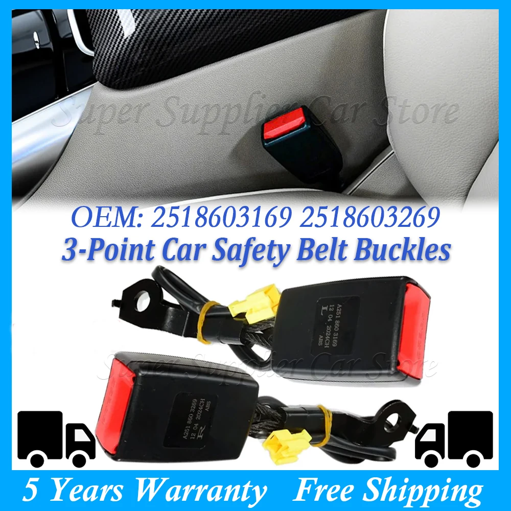 1PC Front Seat Belt Buckles Left or Right For Mercedes-Benz W251 R280 R300 R320 R350 R400 R500 OE: A2518603169 A2518603269
1PC Front Seat Belt Buckles Left or Right For Mercedes-Benz W251 R280 R300 R320 R350 R400 R500 OE: A2518603169 A2518603269