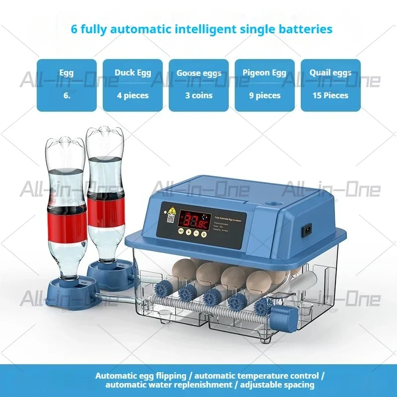 Household Automatic Intelligent Incubator High Hatching Rate 6~192 Eggs Breeding Incubator for Ostrich Chicken Duck
Household Automatic Intelligent Incubator High Hatching Rate 6~192 Eggs Breeding Incubator for Ostrich Chicken Duck