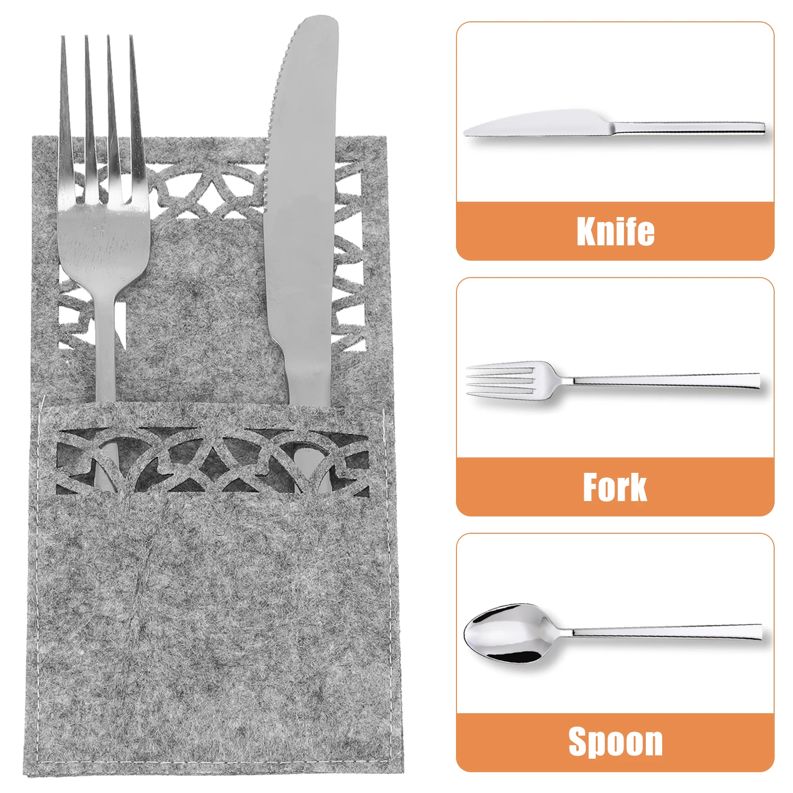 4 Pcs Cutlery Bag Set Christmas Home Decor Silverware Holder for Party Fork Themed Utensil Pockets Non-woven Fabric Drawer Bags
4 Pcs Cutlery Bag Set Christmas Home Decor Silverware Holder for Party Fork Themed Utensil Pockets Non-woven Fabric Drawer Bags