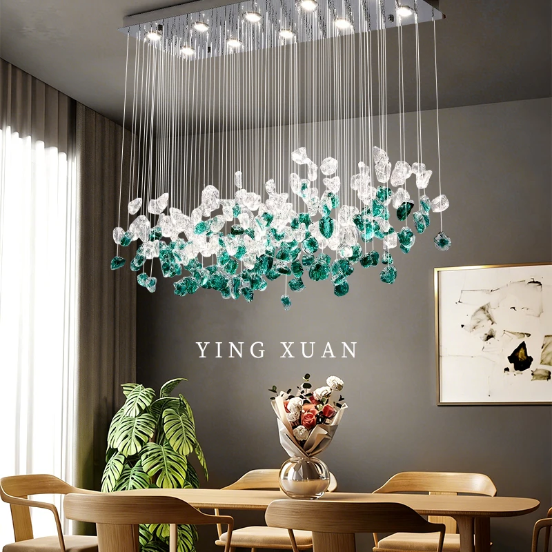 Modern Kitchen Hanging Lamp Lustre Living Room Pendant Light Lighting Crystal Stone Chandelier Over the Dining Table Minimalist
Modern Kitchen Hanging Lamp Lustre Living Room Pendant Light Lighting Crystal Stone Chandelier Over the Dining Table Minimalist