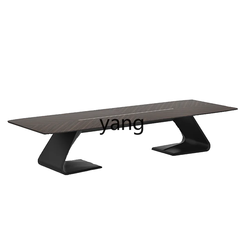 XYY black sandalwood conference table modern simple training table large conference room long table and chairs
XYY black sandalwood conference table modern simple training table large conference room long table and chairs