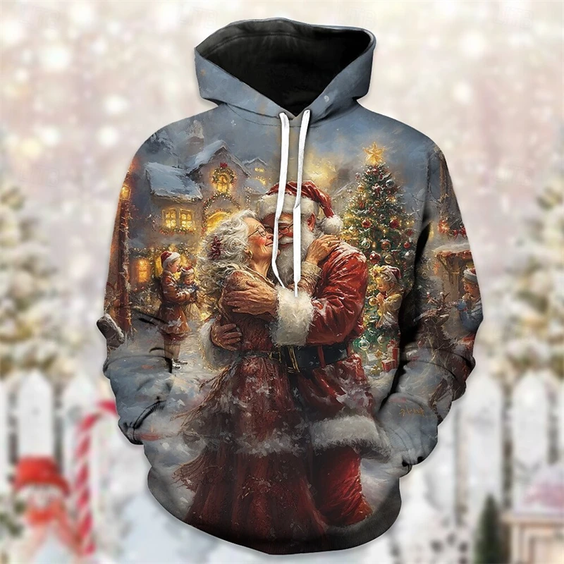 Fashion Santa Claus Pattern Couple Hoodies Autumn Trend Men Women 3D Printed Christmas Hoodie Casual Streetwear Loose Pullovers
Fashion Santa Claus Pattern Couple Hoodies Autumn Trend Men Women 3D Printed Christmas Hoodie Casual Streetwear Loose Pullovers