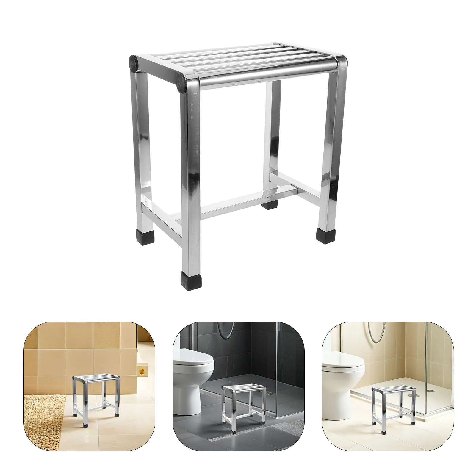 Stainless Steel Shower Stool for Seniors Waterproof Bathroom Bench Seat Compact Metal Step Stool for Small Bathrooms Kitchen Use
Stainless Steel Shower Stool for Seniors Waterproof Bathroom Bench Seat Compact Metal Step Stool for Small Bathrooms Kitchen Use