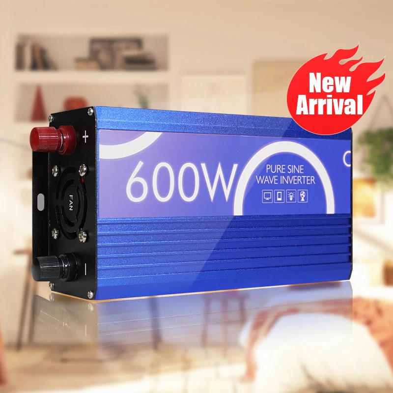 Portable Pure Sine Wave Inverter DC 12V 24V AC 220V 600W 300W DC to AC Power Converter with USB for RV Camping Emergency
Portable Pure Sine Wave Inverter DC 12V 24V AC 220V 600W 300W DC to AC Power Converter with USB for RV Camping Emergency
