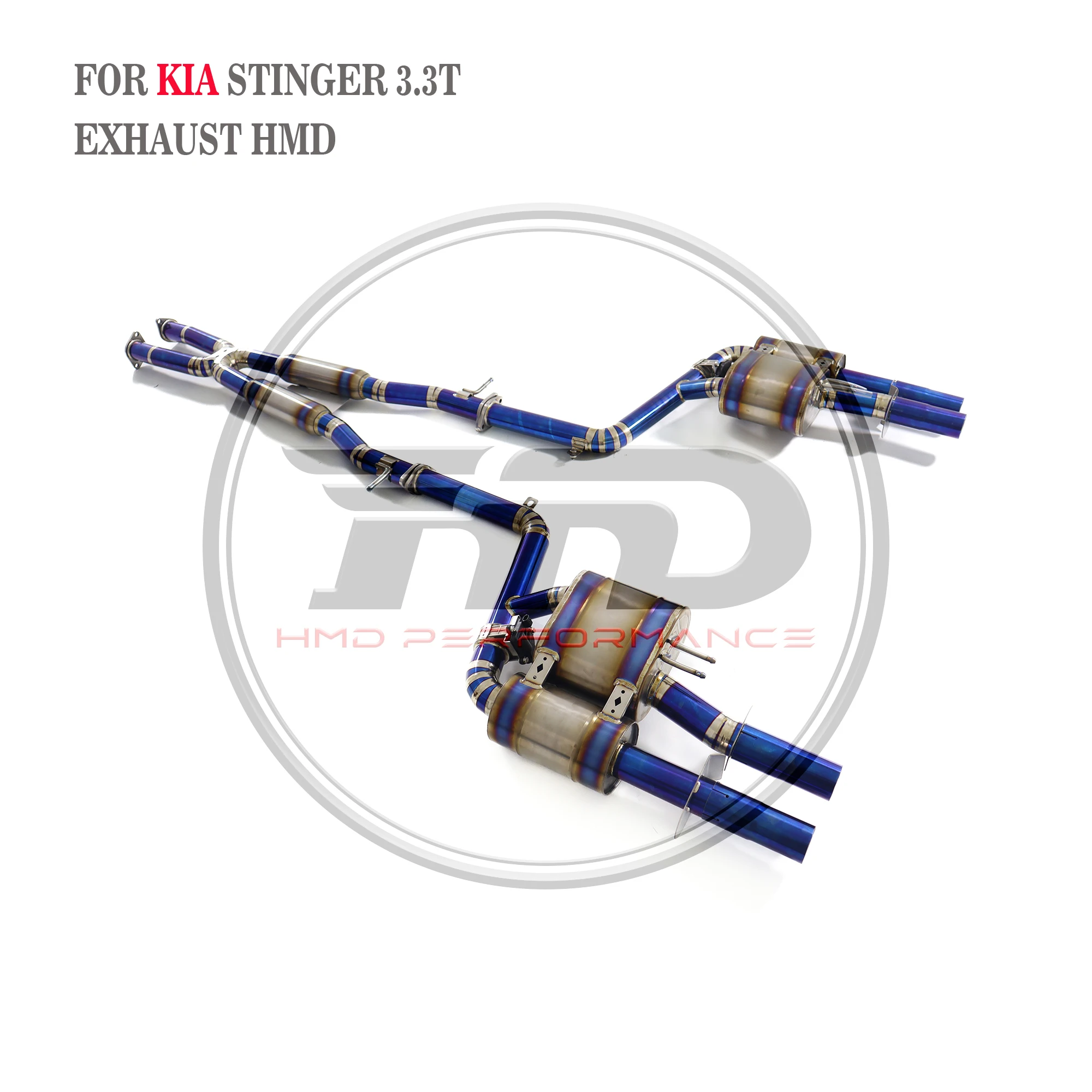 Limited time offer HMD Titanium Exhaust System Performance Catback for KIA Stinger GT 3.3T X Tube With Resonator Valve Muffler
Limited time offer HMD Titanium Exhaust System Performance Catback for KIA Stinger GT 3.3T X Tube With Resonator Valve Muffler