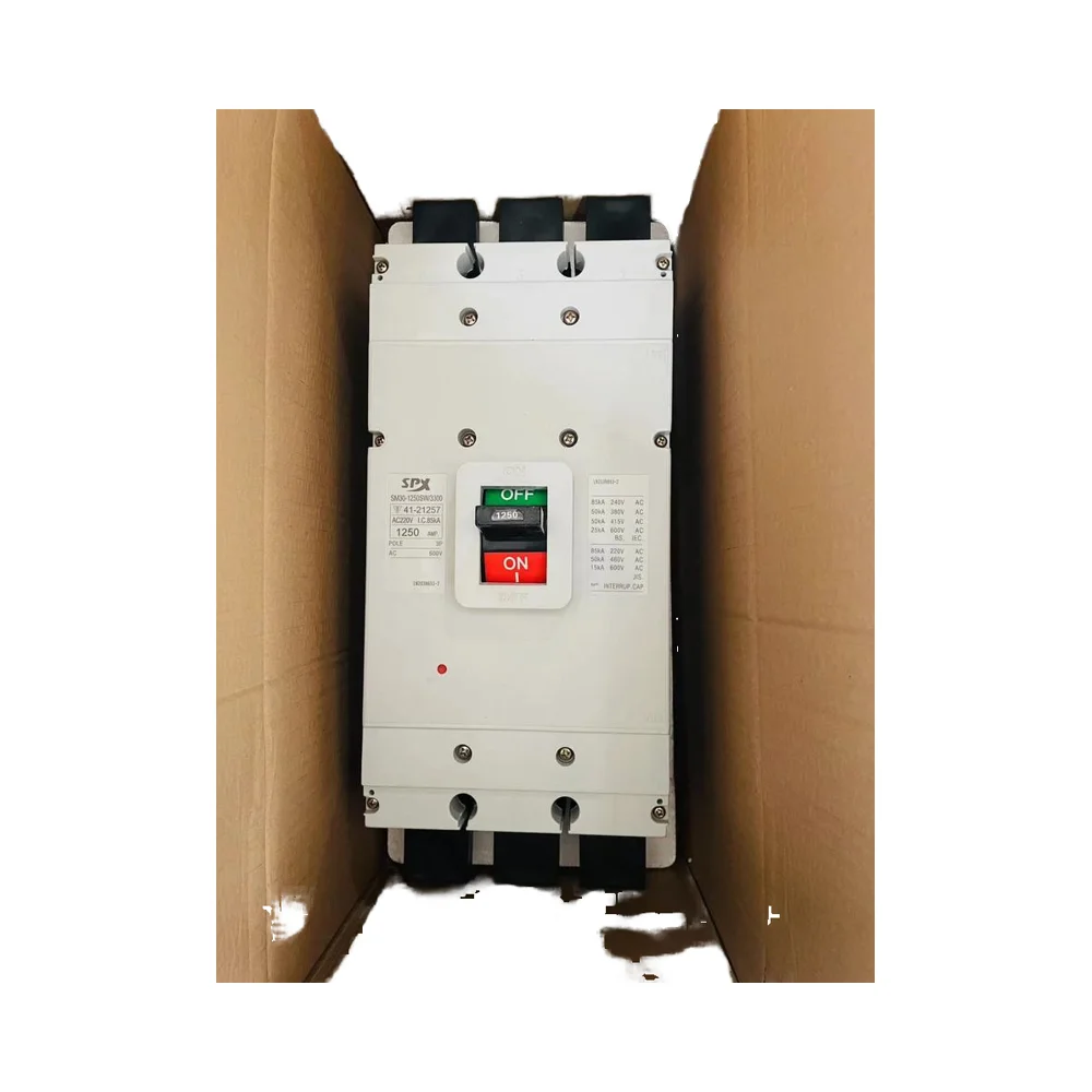 SPX1000amp 1250amp 3p 3-Phase Mccb 1250 A Circuit Breaker ISO9001 CE/CB Certified Product Category Moulded Case Circuit Breakers
SPX1000amp 1250amp 3p 3-Phase Mccb 1250 A Circuit Breaker ISO9001 CE/CB Certified Product Category Moulded Case Circuit Breakers