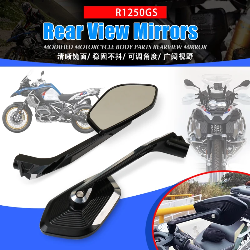For F850GS R1250GS R1200GS Adventure ADV R1200GS LC Motorcycle Accessories CNC Rearview Mirrors Side Mirrors
For F850GS R1250GS R1200GS Adventure ADV R1200GS LC Motorcycle Accessories CNC Rearview Mirrors Side Mirrors