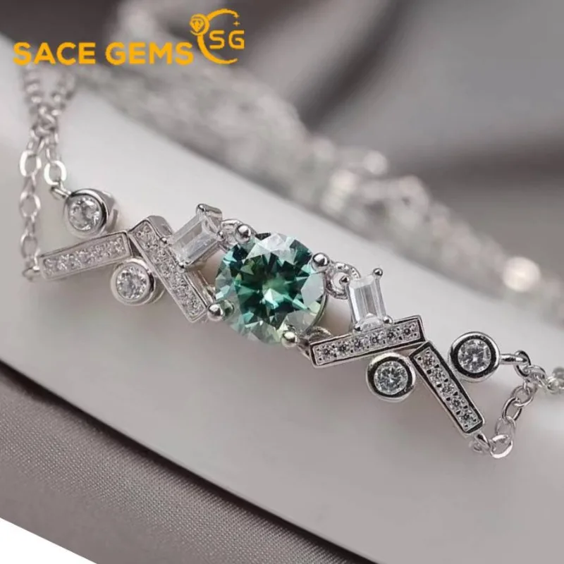 SACE GEMS GRA сертифицированный D VVS1 зеленый браслет с муассанитом для женщин, модные вечерние украшения, стерлинговое серебро 925, покрытие из белого золота
SACE GEMS GRA сертифицированный D VVS1 зеленый браслет с муассанитом для женщин, модные вечерние украшения, стерлинговое серебро 925, покрытие из белого золота