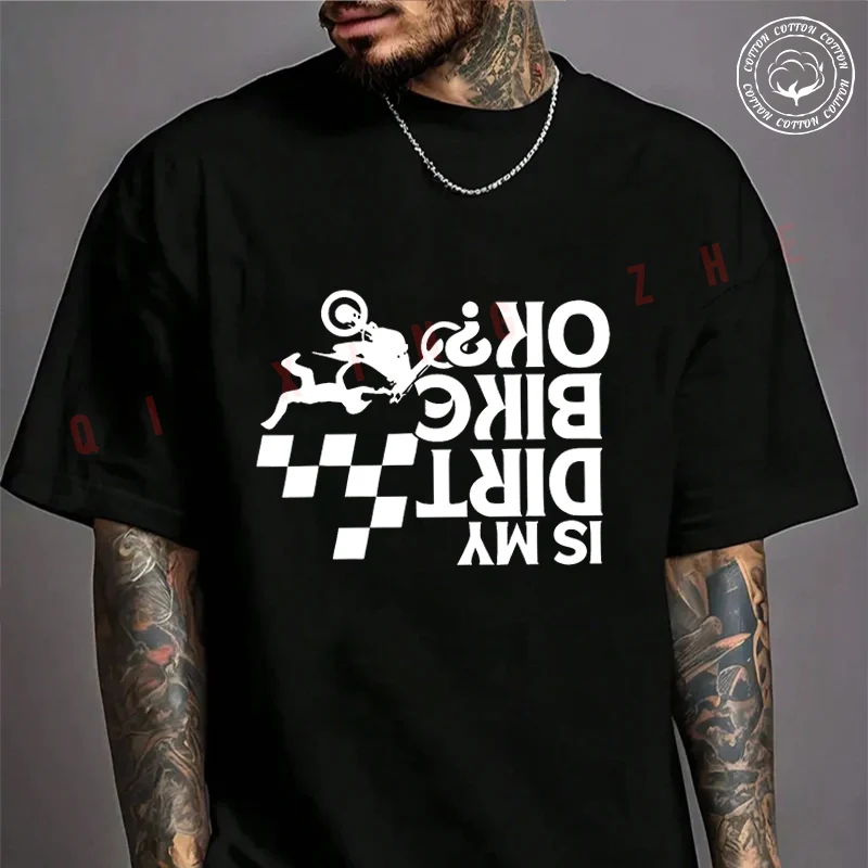 Is My Dirt Bike OK Upside Down Motorcycle Biker Retro Moto T-Shirt Men's Cotton Summer Casual Short Sleeve Round Neck Tees
Is My Dirt Bike OK Upside Down Motorcycle Biker Retro Moto T-Shirt Men's Cotton Summer Casual Short Sleeve Round Neck Tees