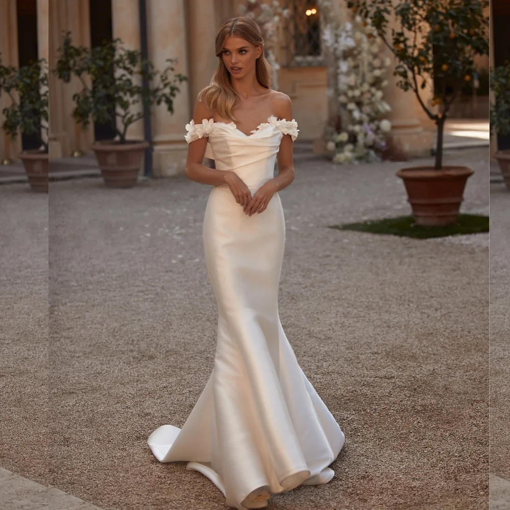 Customized Fashion Exquisite Flower Pleat Mermaid Off-the-shoulder Long Dresses Cocktail Dresses Sizes Available Matching Sexy P
Customized Fashion Exquisite Flower Pleat Mermaid Off-the-shoulder Long Dresses Cocktail Dresses Sizes Available Matching Sexy P