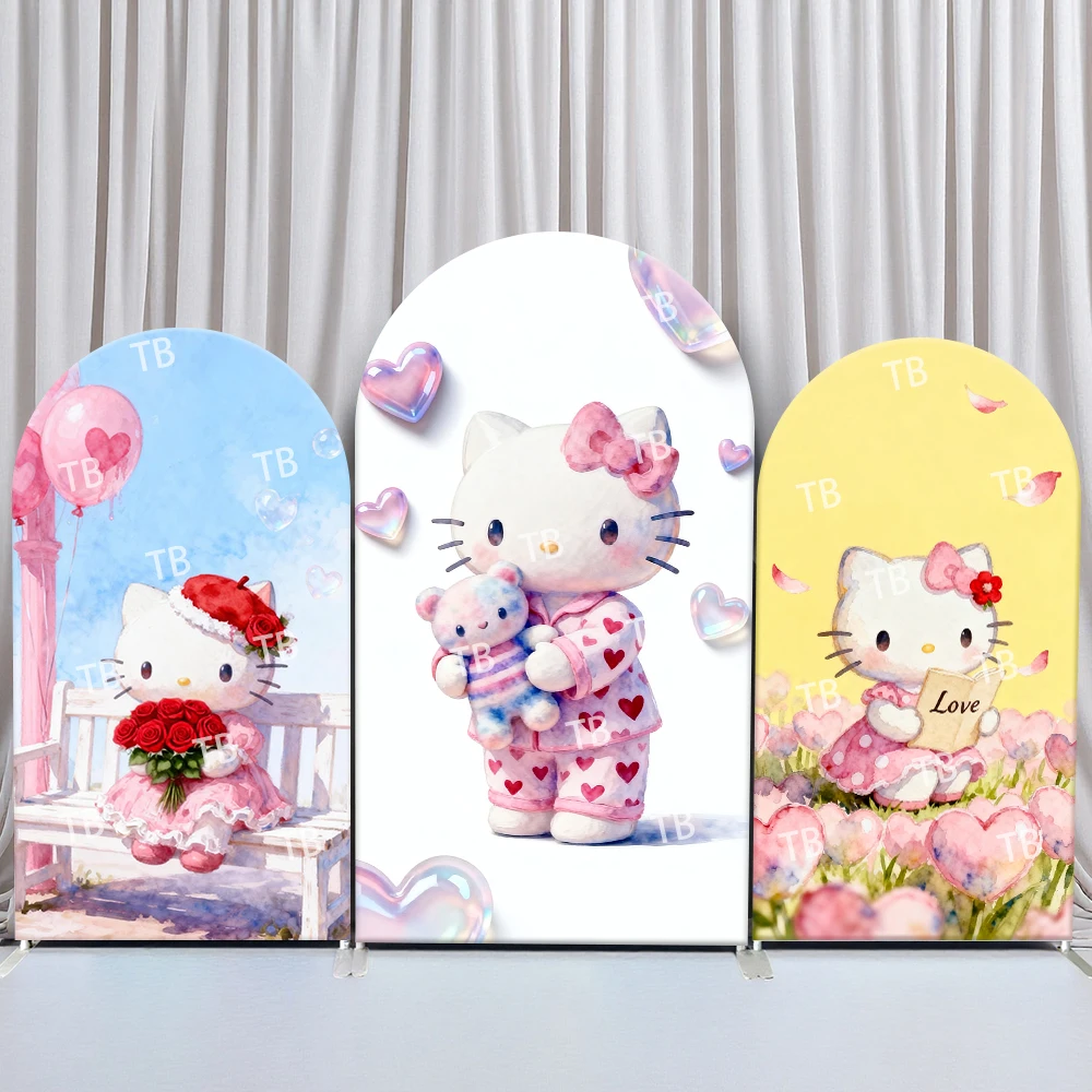 Sanrio Hello Kitty Heart Love Style Arch Backdrop Cover Warm Festive Scene For Kids Birthday Baby Shower Photo Booth Background
Sanrio Hello Kitty Heart Love Style Arch Backdrop Cover Warm Festive Scene For Kids Birthday Baby Shower Photo Booth Background