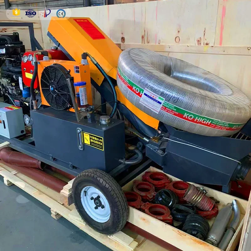 YG Customized Mobile Diesel Concrete Pumps Diesel Mini Diesel Concrete Pump, Pumping Device For 24m Concrete Stationary Pump
YG Customized Mobile Diesel Concrete Pumps Diesel Mini Diesel Concrete Pump, Pumping Device For 24m Concrete Stationary Pump