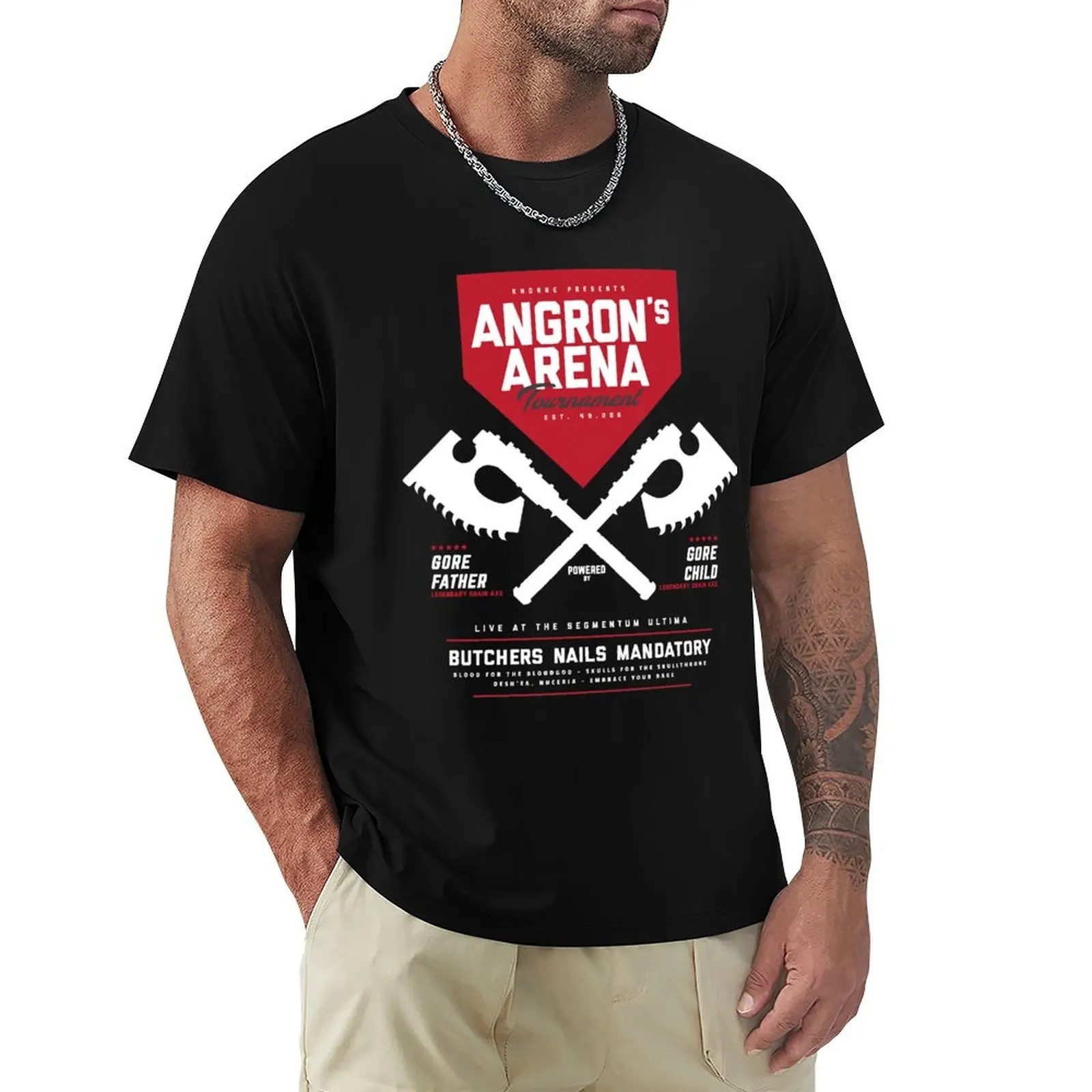 Angron - Arena Tournament (White) T-Shirt Soft Stretch Short Sleeve Top
Angron - Arena Tournament (White) T-Shirt Soft Stretch Short Sleeve Top