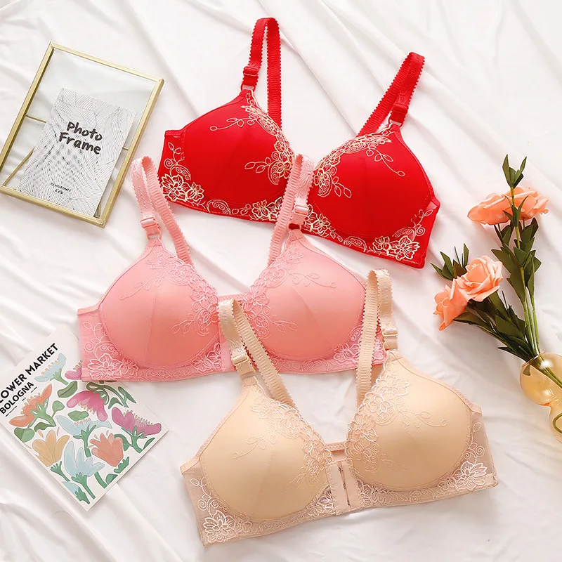 Front Buckle Women's plus Size Thin Wireless Underwear Push up Breast Holding Lace Sexy Comfortable Breathable Bra
Front Buckle Women's plus Size Thin Wireless Underwear Push up Breast Holding Lace Sexy Comfortable Breathable Bra