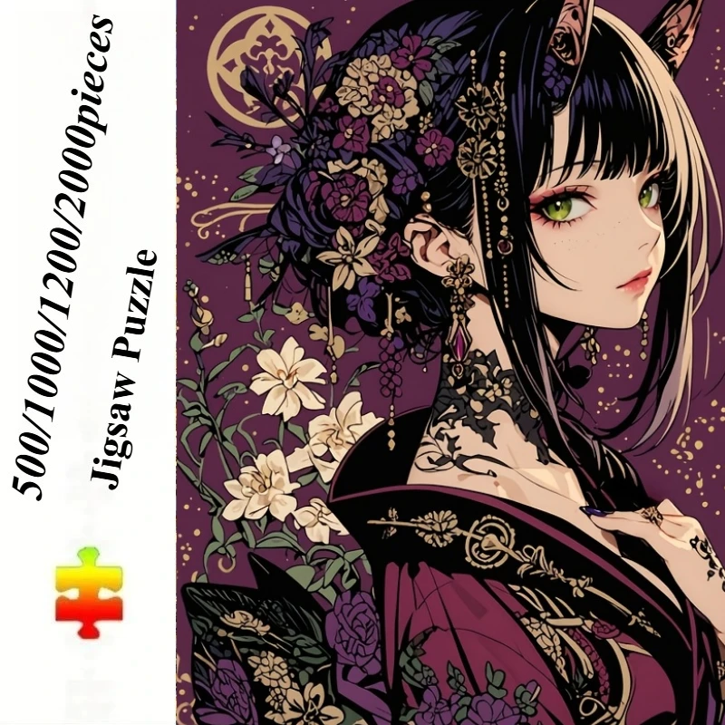 1000 pcs Anime Dark Beauty Girl Puzzle Home Decor Adults Puzzle Games Family Fun Floor Puzzles Educational Toys for Kids
1000 pcs Anime Dark Beauty Girl Puzzle Home Decor Adults Puzzle Games Family Fun Floor Puzzles Educational Toys for Kids