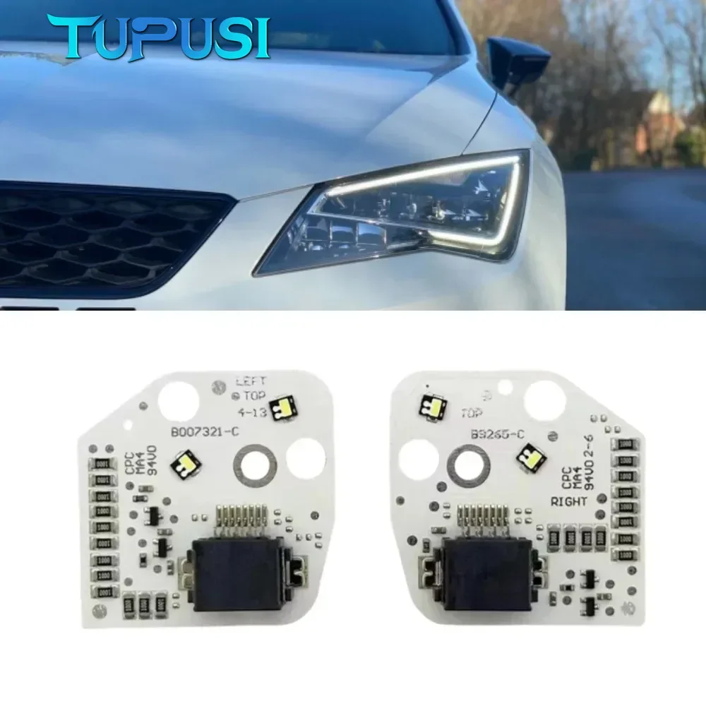 White lights For Seat Leon MK3 5F Cupra DRL LED daytime running lights board module 2013-2016 5F0941475 5F0941476
White lights For Seat Leon MK3 5F Cupra DRL LED daytime running lights board module 2013-2016 5F0941475 5F0941476