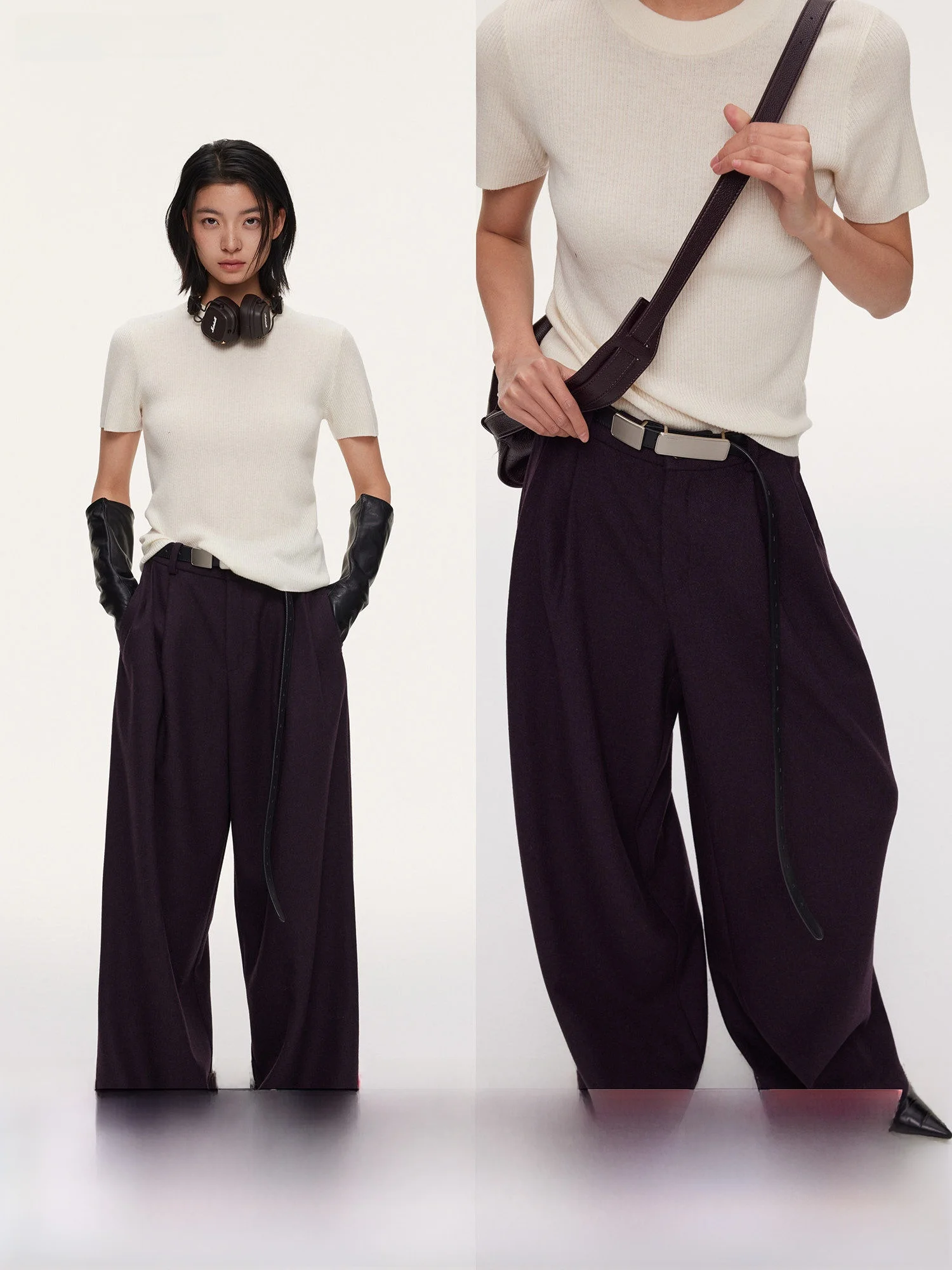 JCCC Shadow Black Label Eugene Merino Wool Wide Leg Loose Casual Pants Versatile Long Polyester Fiber Blend Straight Fit Slim...
JCCC Shadow Black Label Eugene Merino Wool Wide Leg Loose Casual Pants Versatile Long Polyester Fiber Blend Straight Fit Slim...