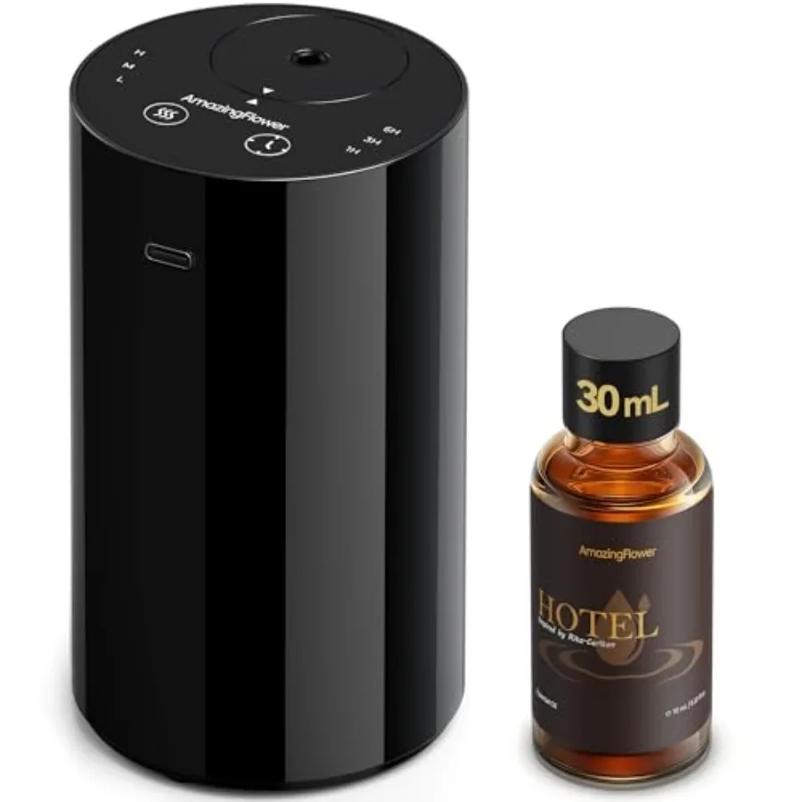Waterless Essential Oil Diffuser Starter Kit with 30mL Hotel Fragrance Oil Inspired by Ritz-C. Battery Operated Mini Scent Diff
Waterless Essential Oil Diffuser Starter Kit with 30mL Hotel Fragrance Oil Inspired by Ritz-C. Battery Operated Mini Scent Diff