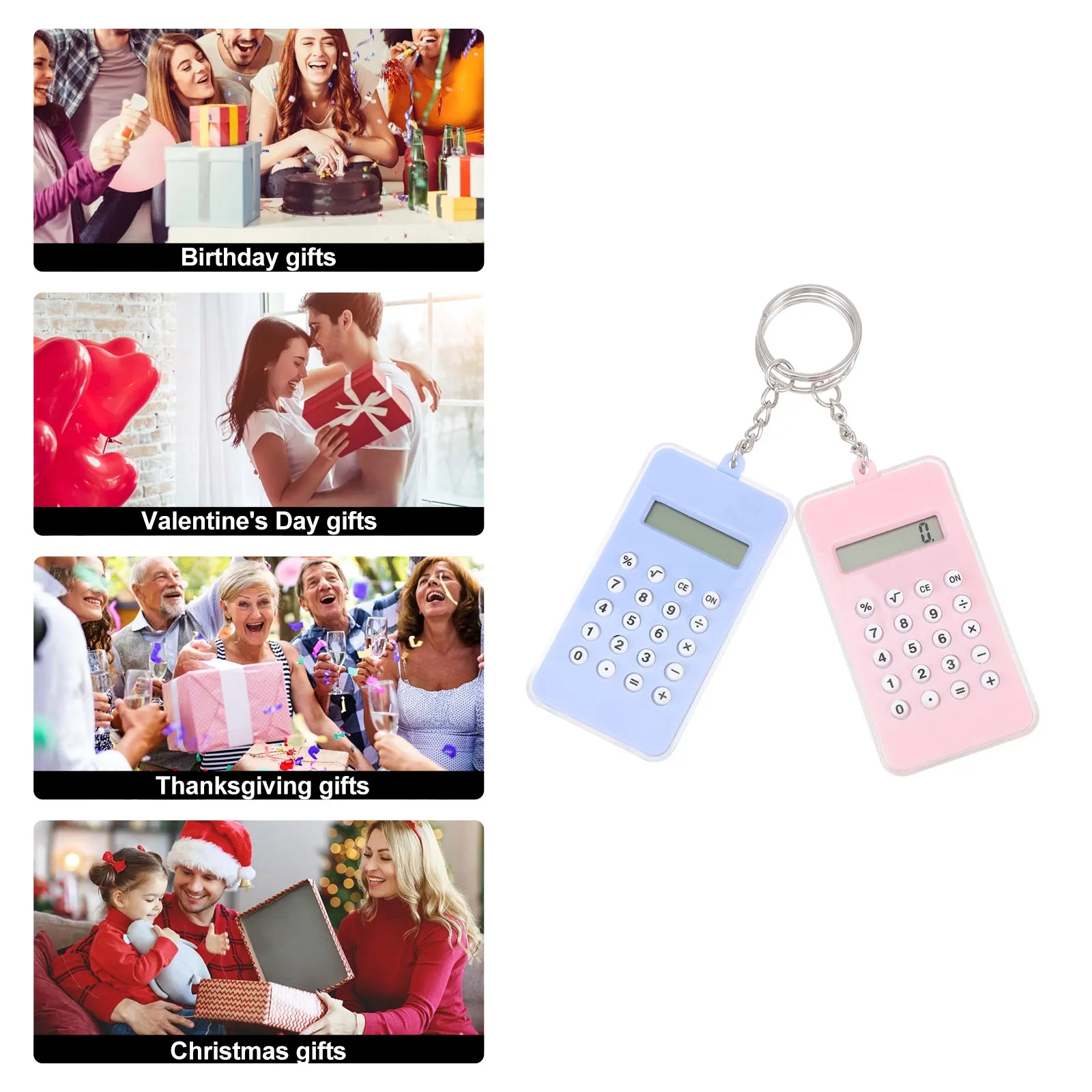 2Pcs Calculator Pendant Bag Decor Fine Craftsmanship Christmas Gift Accessory
2Pcs Calculator Pendant Bag Decor Fine Craftsmanship Christmas Gift Accessory