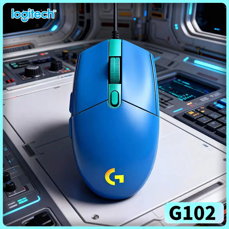 Logitech G102 Wired Mouse 6 Programmable Buttons 8000 DPI Adjustable RGB Lighting Ideal for RTS MOBA FPS Games
Logitech G102 Wired Mouse 6 Programmable Buttons 8000 DPI Adjustable RGB Lighting Ideal for RTS MOBA FPS Games