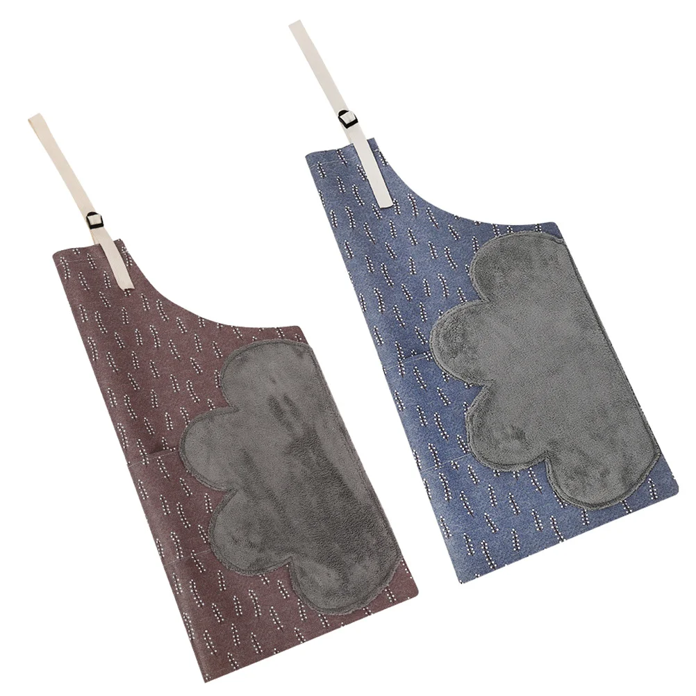 2Pcs Waterproof Household Apron Aprons PVC Coral Fleece Cooking Grilling Dishwashing Adjustable Pocket Gift
2Pcs Waterproof Household Apron Aprons PVC Coral Fleece Cooking Grilling Dishwashing Adjustable Pocket Gift