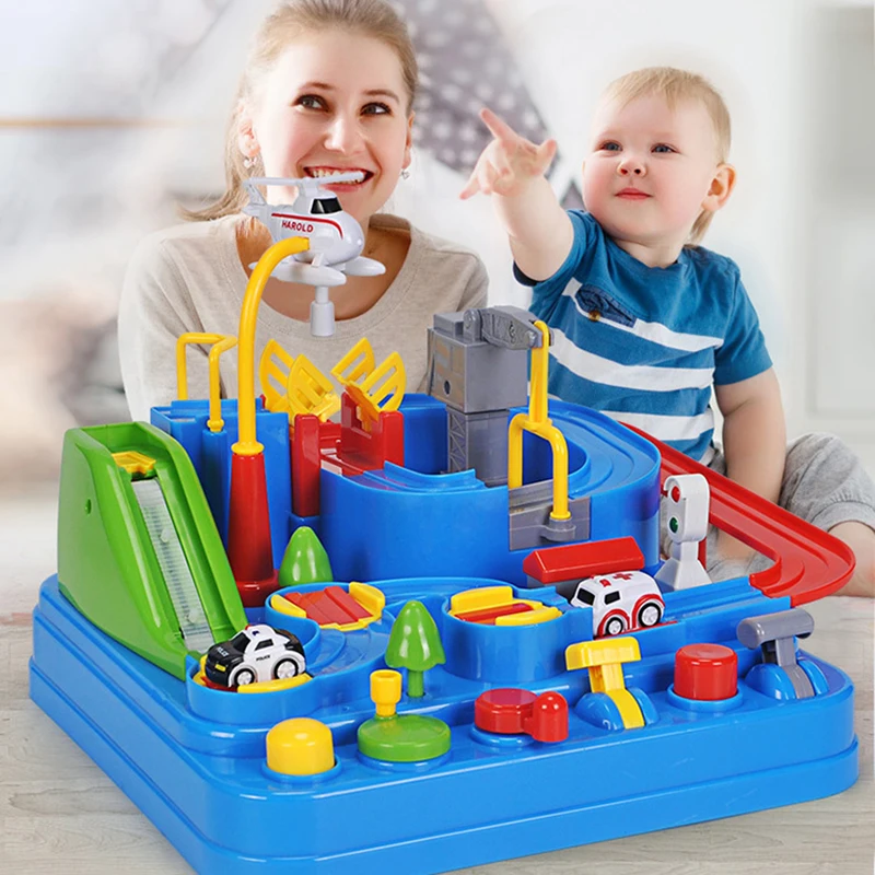 Model Mini Train Track Car Adventure Educational Interactive Racing Rail Electric Vehicle Toy Simulation Gifts Toys for children
Model Mini Train Track Car Adventure Educational Interactive Racing Rail Electric Vehicle Toy Simulation Gifts Toys for children