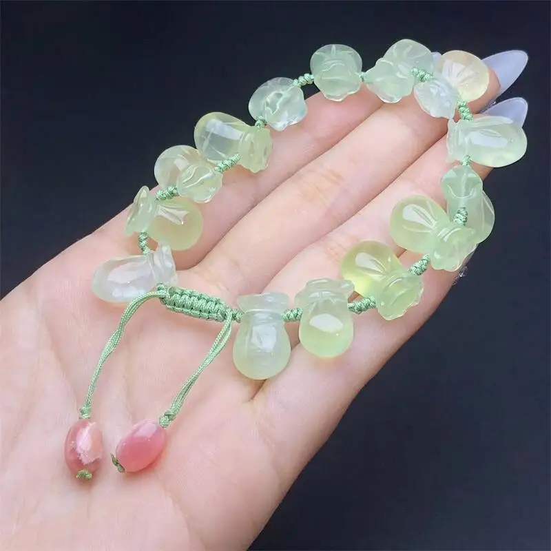 Natural Prehnite Flower Bead Bracelet Healing Reiki Crystal Man Woman Fengshui Jewelry Birthday Gift 1pcs
Natural Prehnite Flower Bead Bracelet Healing Reiki Crystal Man Woman Fengshui Jewelry Birthday Gift 1pcs