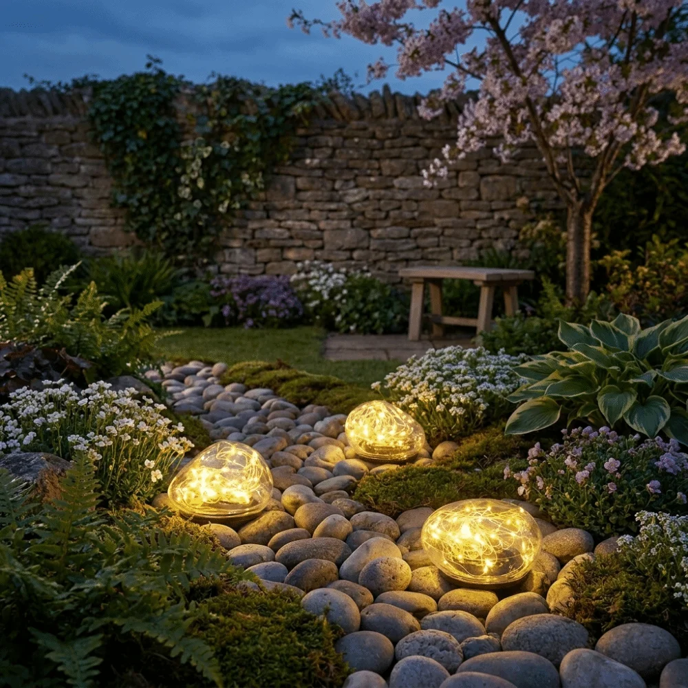Waterproof Solar Glass Ball Lights Energy Saving Cobblestone Shaped Outdoor Pebble Lamp Solar Powered Warm /Colorful Light
Waterproof Solar Glass Ball Lights Energy Saving Cobblestone Shaped Outdoor Pebble Lamp Solar Powered Warm /Colorful Light