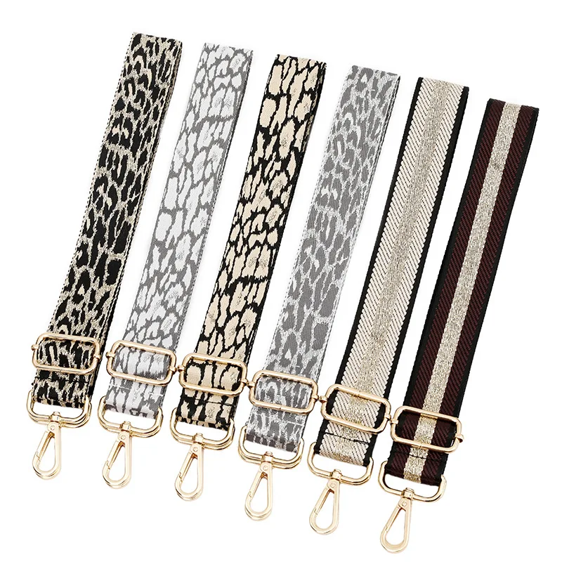 Leopard Print Bag Shoulder Strap One Shoulder Diagonal Strap Adjustable Jacquard Long Shoulder Strap Messenger Striped Bag Strap
Leopard Print Bag Shoulder Strap One Shoulder Diagonal Strap Adjustable Jacquard Long Shoulder Strap Messenger Striped Bag Strap