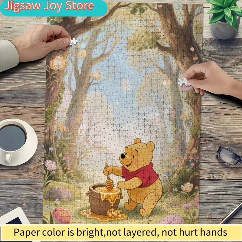1000pcs Disney Winnie the Pooh Poster and Puzzle | Thick Card Paper Seamless Puzzle, Ideal for Adult Family, Room Home Wall De
1000pcs Disney Winnie the Pooh Poster and Puzzle | Thick Card Paper Seamless Puzzle, Ideal for Adult Family, Room Home Wall De