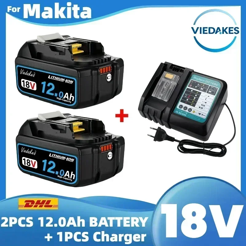 100% Original 18V 12.0Ah Rechargeable Battery for makita battery drill DTD173 DDF487 DGA404 DJV182 DTW700 HR140Z Replacement
100% Original 18V 12.0Ah Rechargeable Battery for makita battery drill DTD173 DDF487 DGA404 DJV182 DTW700 HR140Z Replacement