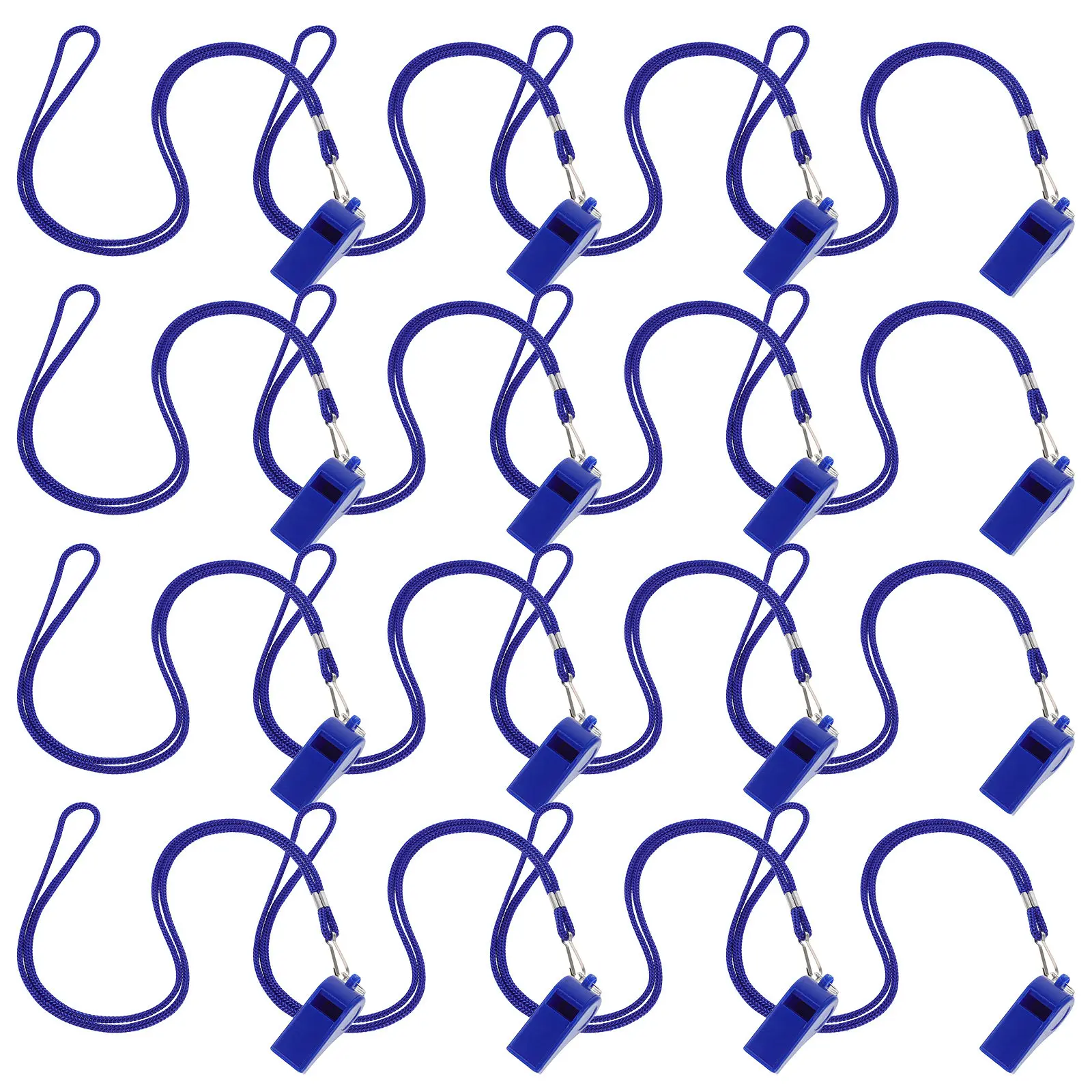 36Pcs Blue Emergency Survival Whistle Plastic Polyester Loud Sound Outdoor Hiking Mountaineering Camping Soccer Basketball
36Pcs Blue Emergency Survival Whistle Plastic Polyester Loud Sound Outdoor Hiking Mountaineering Camping Soccer Basketball