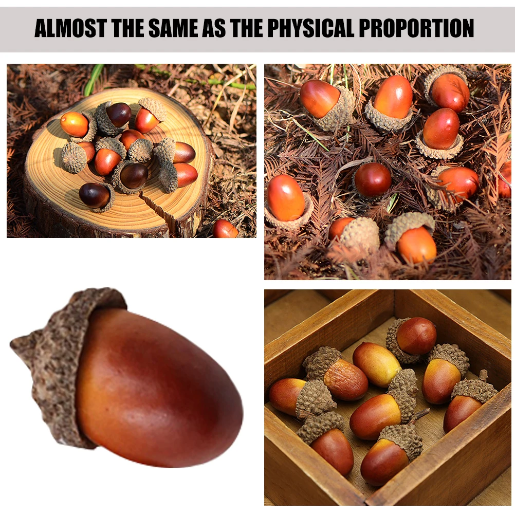 40 Pcs Fake Acorn Ornament Ornaments Home Decor Thanksgiving Artificial Acorns Decoration
40 Pcs Fake Acorn Ornament Ornaments Home Decor Thanksgiving Artificial Acorns Decoration