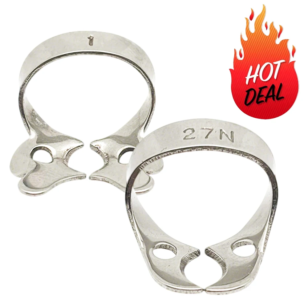Stainless Steel Dental Rubber Dam Clamps Size 50 Endodontic Restorative Orthodontic Barrier Clips for Dentistry Use
Stainless Steel Dental Rubber Dam Clamps Size 50 Endodontic Restorative Orthodontic Barrier Clips for Dentistry Use