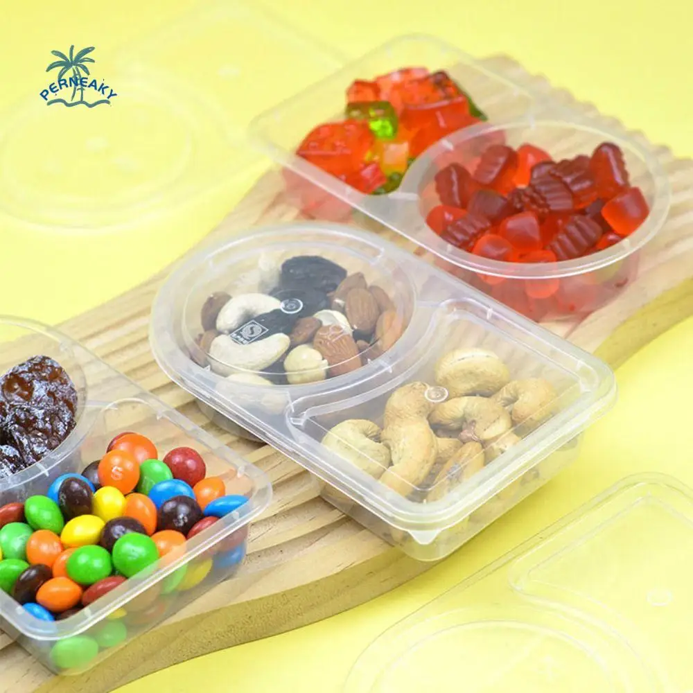 20Pcs 2 Compartment Disposable Sauce Container Leak-Proof Transparent Snack Container Thickened with Lid Dip Box Worker
20Pcs 2 Compartment Disposable Sauce Container Leak-Proof Transparent Snack Container Thickened with Lid Dip Box Worker