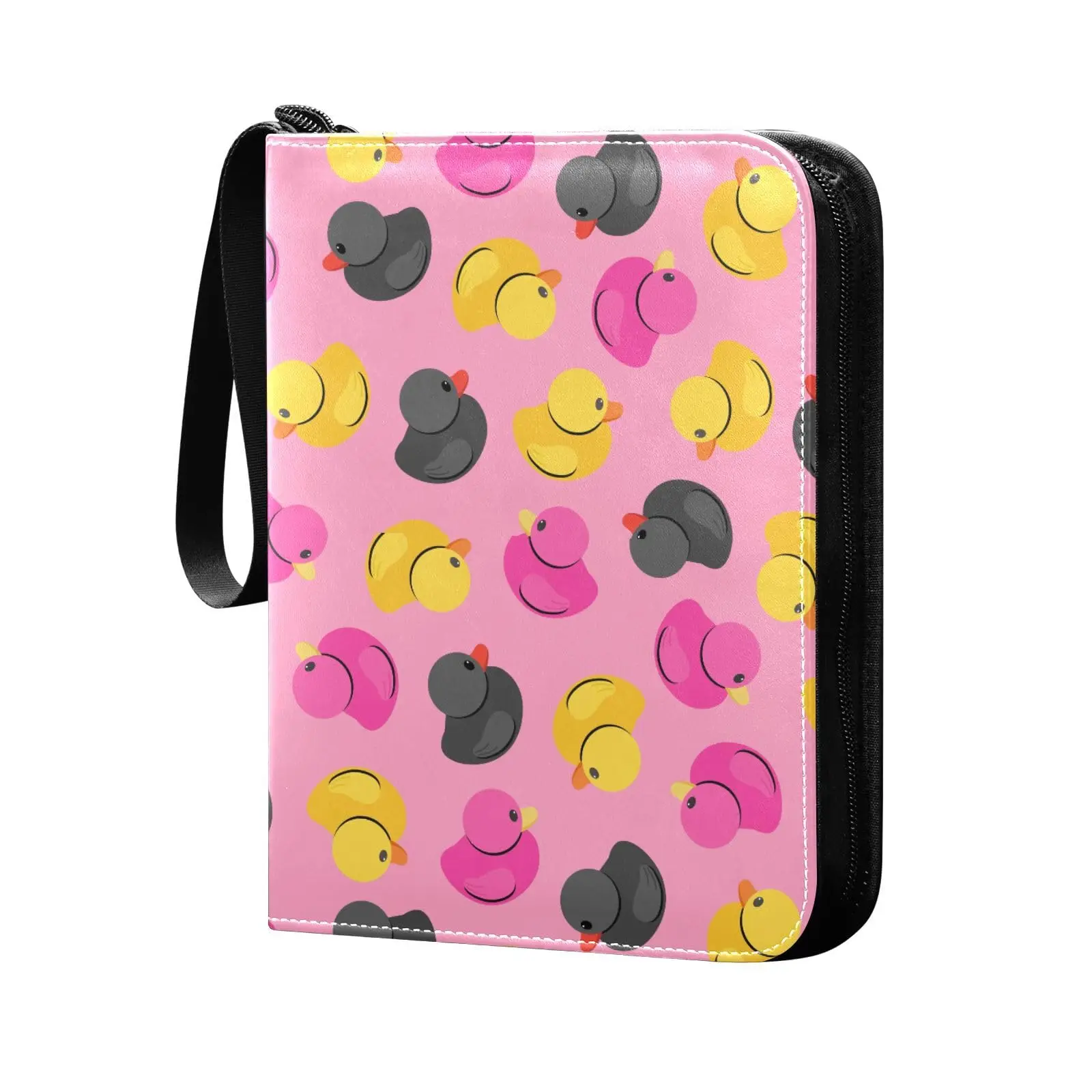 Colorful Ducks Card Binder 4 Pocket Card Binder, 400 Double Sided Pocket Album Sport Game Cards, Unique Card Collection Storage
Colorful Ducks Card Binder 4 Pocket Card Binder, 400 Double Sided Pocket Album Sport Game Cards, Unique Card Collection Storage